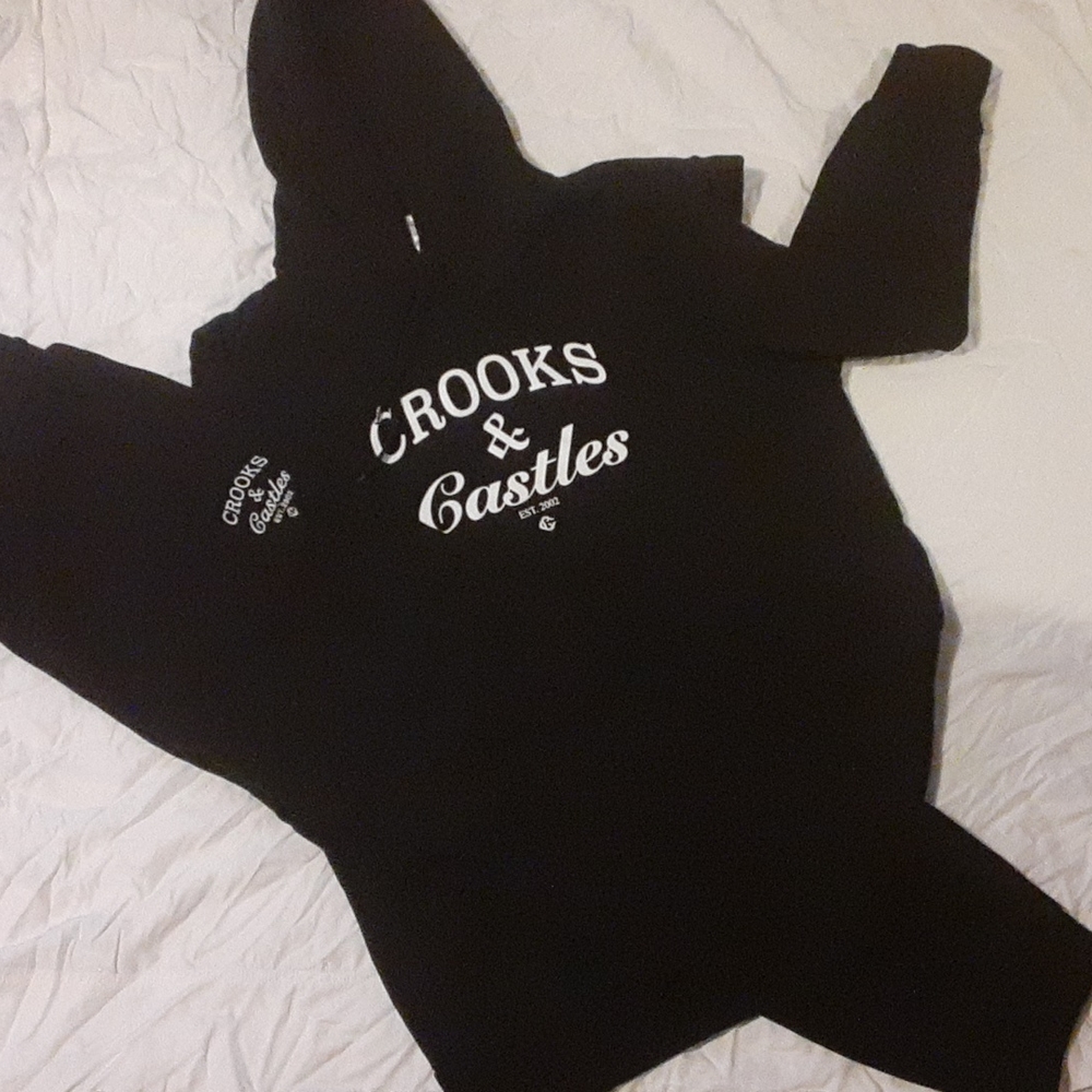Mens XL crooks and castles cotton jogging suit